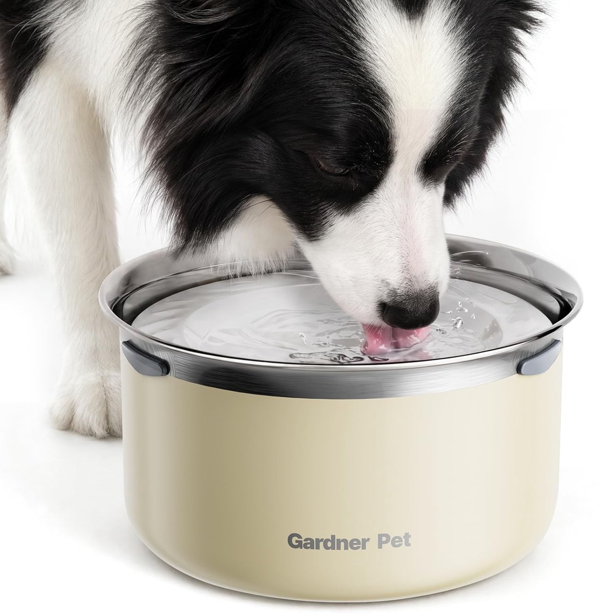 Omgoods - Honden Waterbak Roestvrij Staal 3,85 L Lekvrij