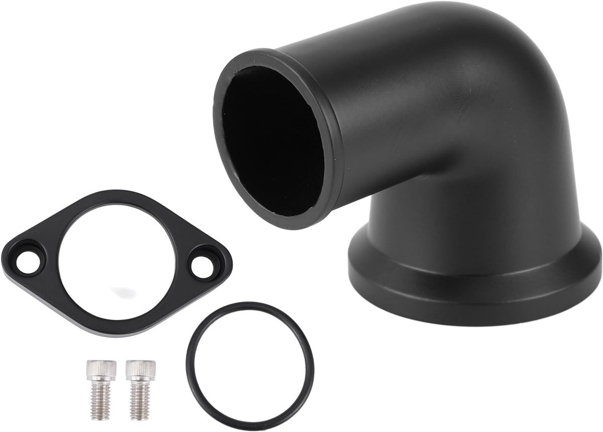 Omgoods - 90 Graden Swivel Water Neck Thermostaat Behuizing voor Chevy Motoren