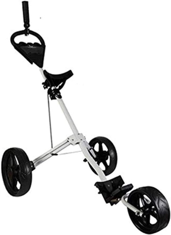 Golf Trolley - Golfkar 3 wiel - Golf Sport - Eenvoudig opvouwbaar - Lichtgewicht - Zwart — afbeelding 2