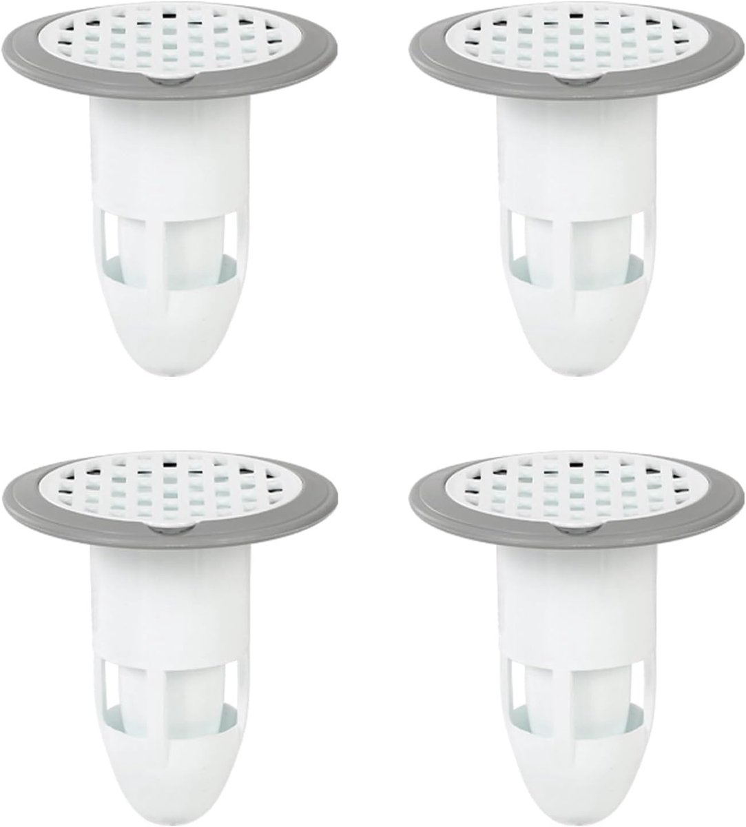 4 Stuks Universele Silicone Afvoer Deodorant, Anti-geur Afvoerfilter voor Badkamer, Keuken en Toilet, Voorkomt Verstoppingen en Verbetert Afvoerprestaties