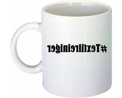 Koffiekop Keramiek - Thee mok - Ontspannen moment - Sublimatie print - 330 ml - Wit