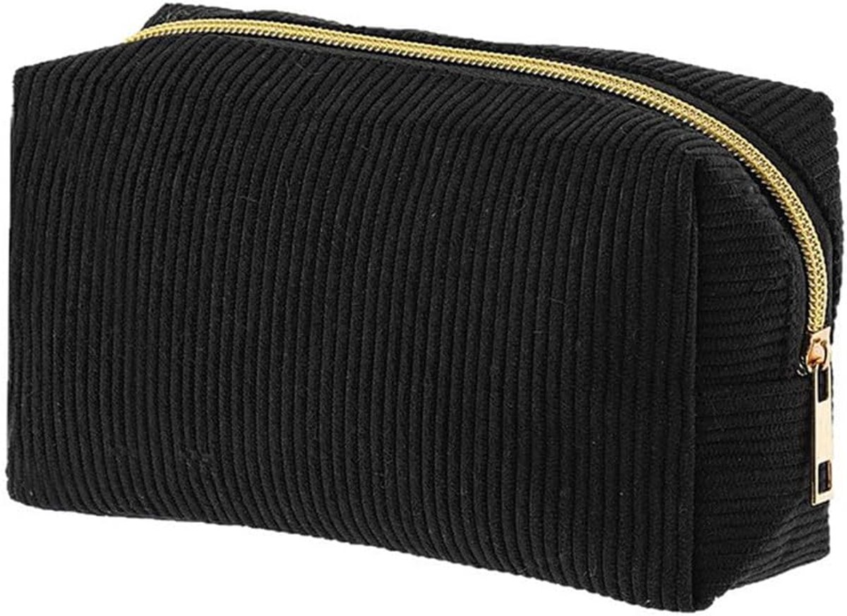 Etui grote capaciteit - corduroy - schokbestendig en wasbaar - ideaal voor schrijfwaren en make-up - SnelShoppen