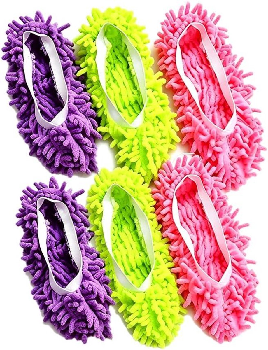 Microvezel Washandschoen - Chenille Spons - Auto Wassen - Krasvrij Schoonmaken - 2 stuks - Blauw