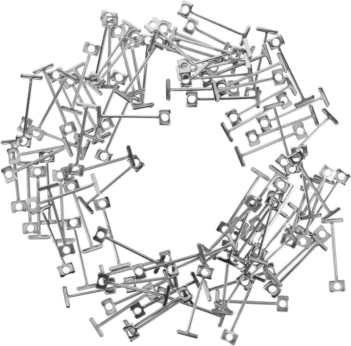 Metalen Tegelafstandhouders - Nivelleerpen Vloer - Tegels Egaliseren - Duurzaam Metaal - 2.8 cm - Zilver