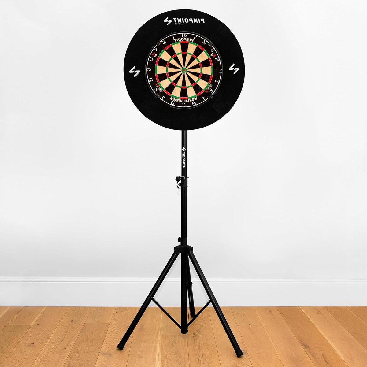 Professioneel dartbord - Sisal bord - Bar en pub spel - Verwisselbare cijferringen - 46 x 46 x 46 cm