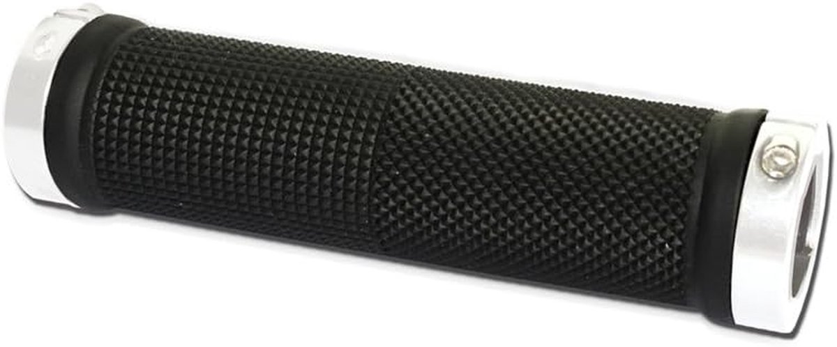 Fiets Stuur - Handvatten MTB - Comfortabel Fietsen - Schroefbaar Ontwerp - 130mm Lengte - Zwart Wit