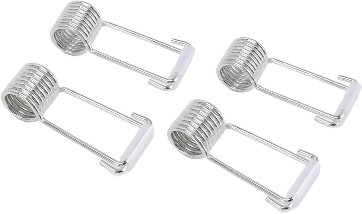 Deurdranger - Scharnier Accessoires - Automatisch Sluiten - Anti-kras - 4 Stuks - Zilverkleurig