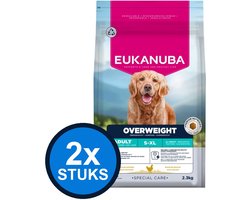 2x Eukanuba - Special Care Dog Adult Overweight - Hondenvoer Droogvoer - 2.3 kg