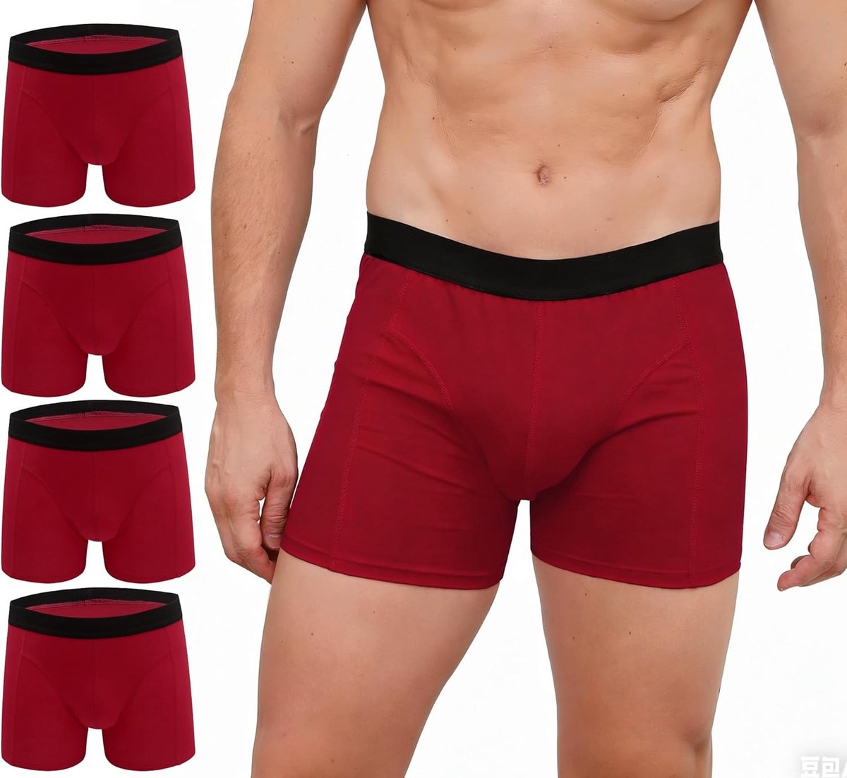 Comfortabele Katoenen Boxershorts voor Mannen - Ademend, Stretchy en Stijlvol Ondergoed
