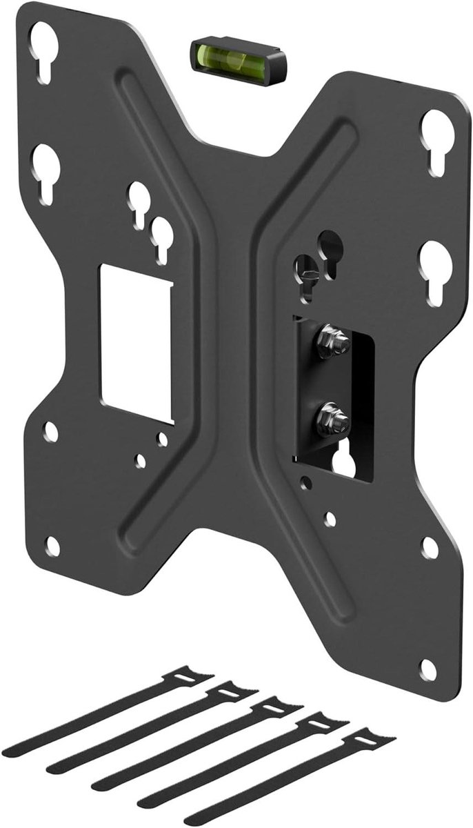 TV Muurbeugel - TV Ophanging - Ruimte Besparen - Laag Profiel - 23-50 inch - Zwart