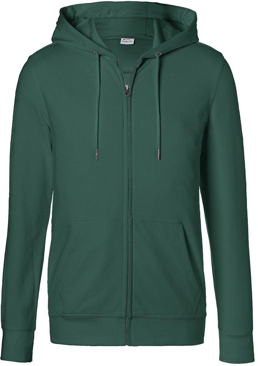 KÜBLER 50226330 Hoodie Rits Werktrui HEREN Veiligheidstrui Mosgroen - Oeko Tex - Katoenmix