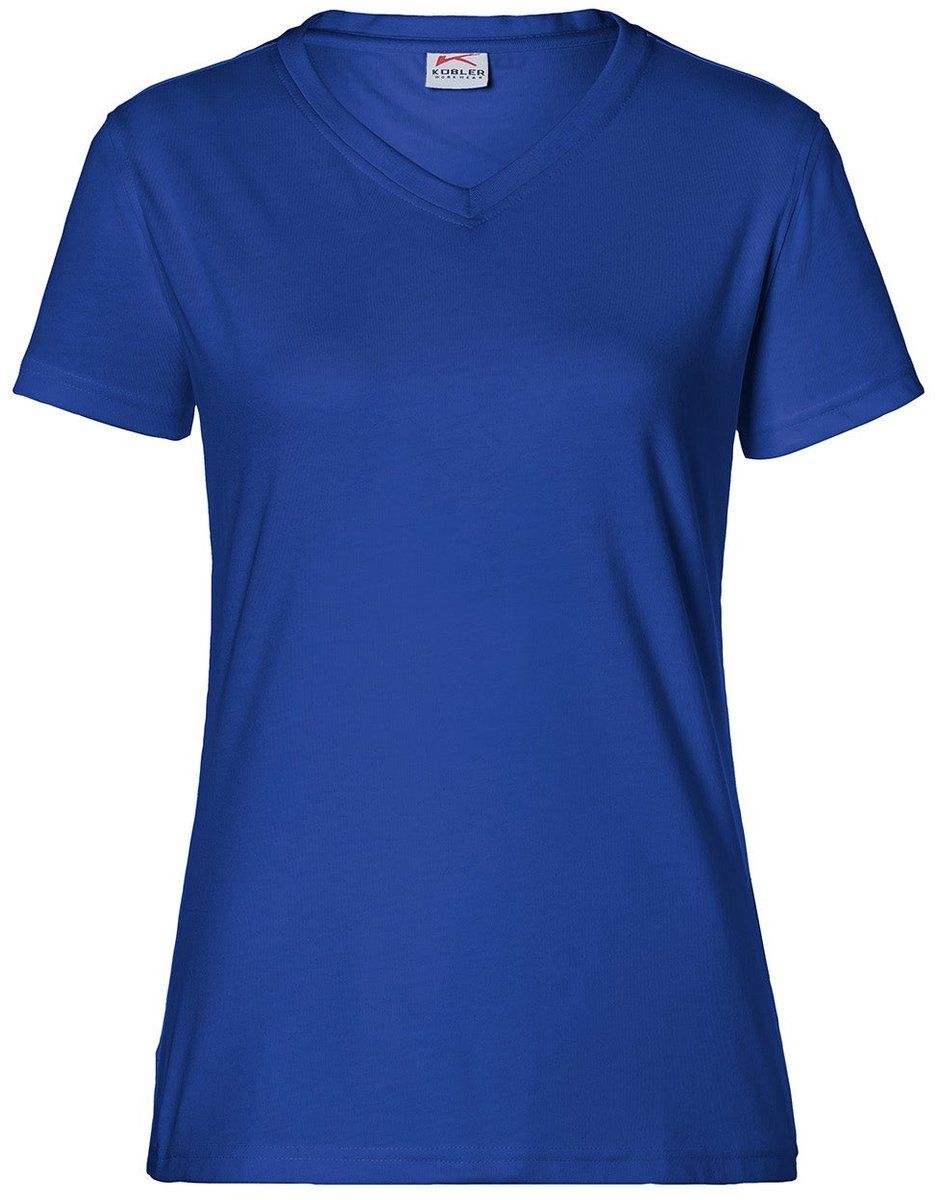 KUBLER 50246238 Korte mouw Werk T-shirt DAMES Blauw - Krasvrij - OEKO TEX - 160 g/m²
