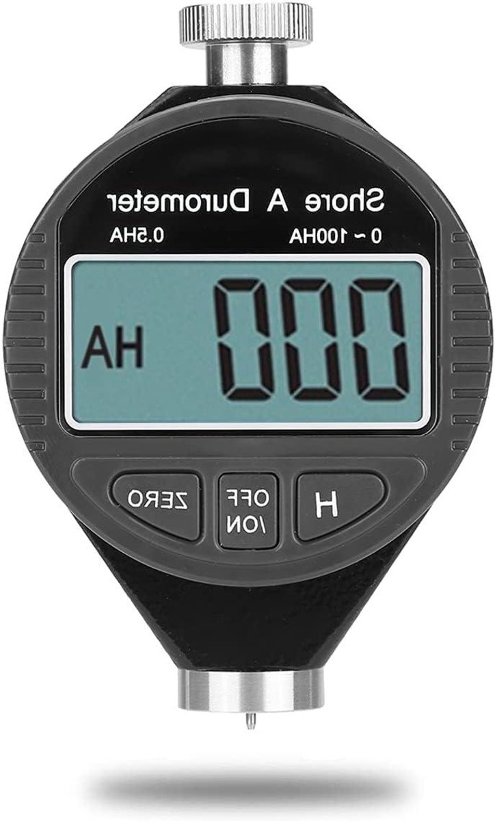 Hardheid Tester - Durometer Meter - Materiaal Testen - Digitaal LCD Scherm - 0-100 Graden - Grijs