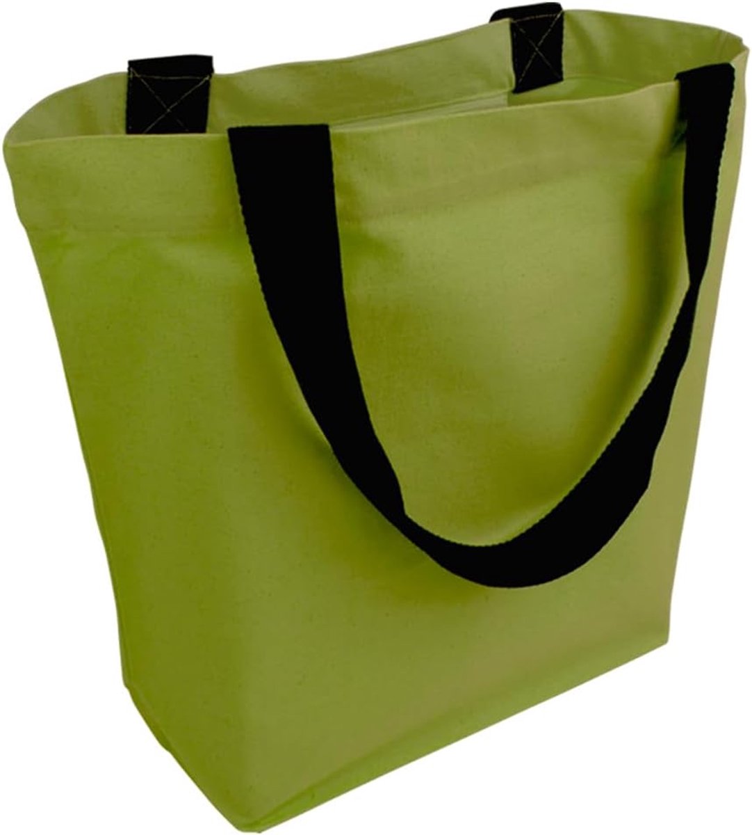 Thijox - Stijlvolle Katoenen Draagtas met Binnenzak en Ritssluiting, Ruime Shopper, Handtas met Grote Bodem, Öko-Tex 100 Gecertificeerd, Perfect voor