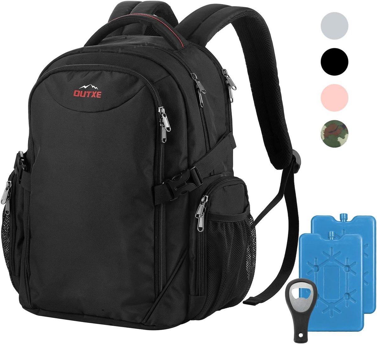 Thijox - Koelrugzak 22L Geïsoleerde Koeltas voor Laptop, Lunch Rugzak voor Werk, School, Dagelijks Gebruik, Waterdicht, Comfortabele Draagriemen