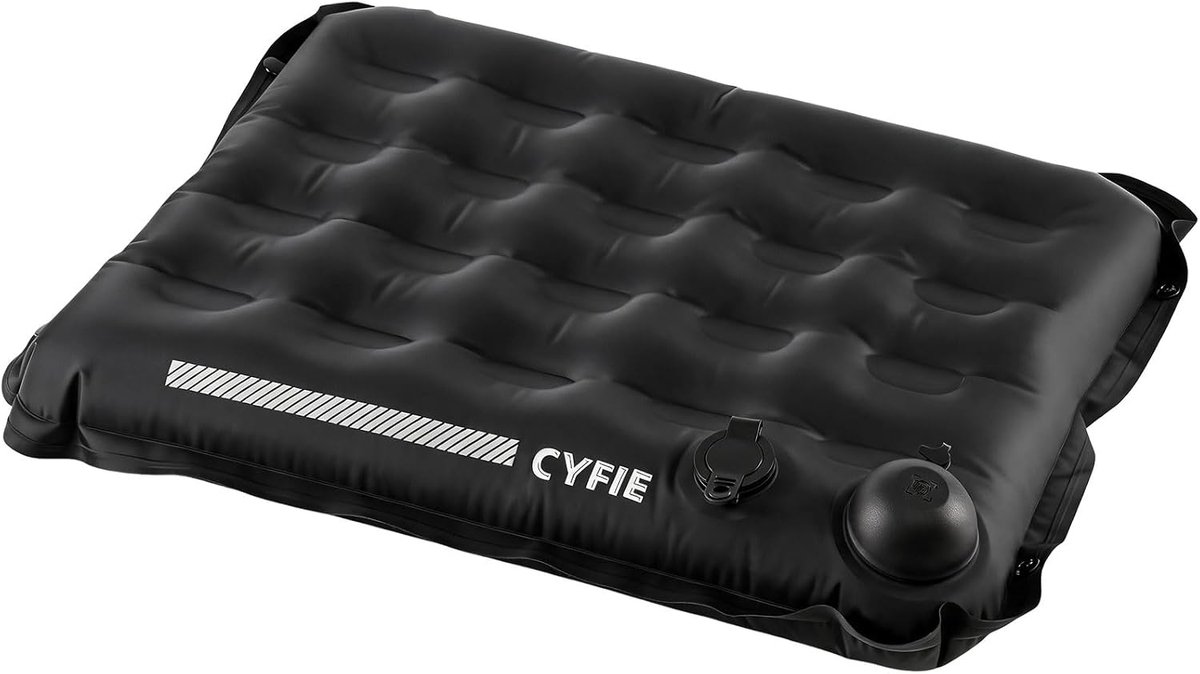 Opblaasbare Zitkussen 7×34×42cm - Ultralicht en Opvouwbaar - Waterdicht en Scheurvast - Ideaal voor Kamperen - ShopVlot