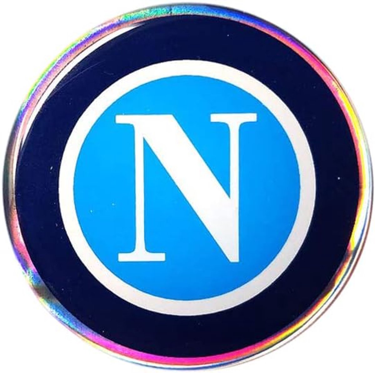 3D-sticker Napoli HQ, 48 mm - Glanzende Polyurethaanhars met UV-bescherming - Perfect voor Decoratie, Feest, en Persoonlijke Projecten