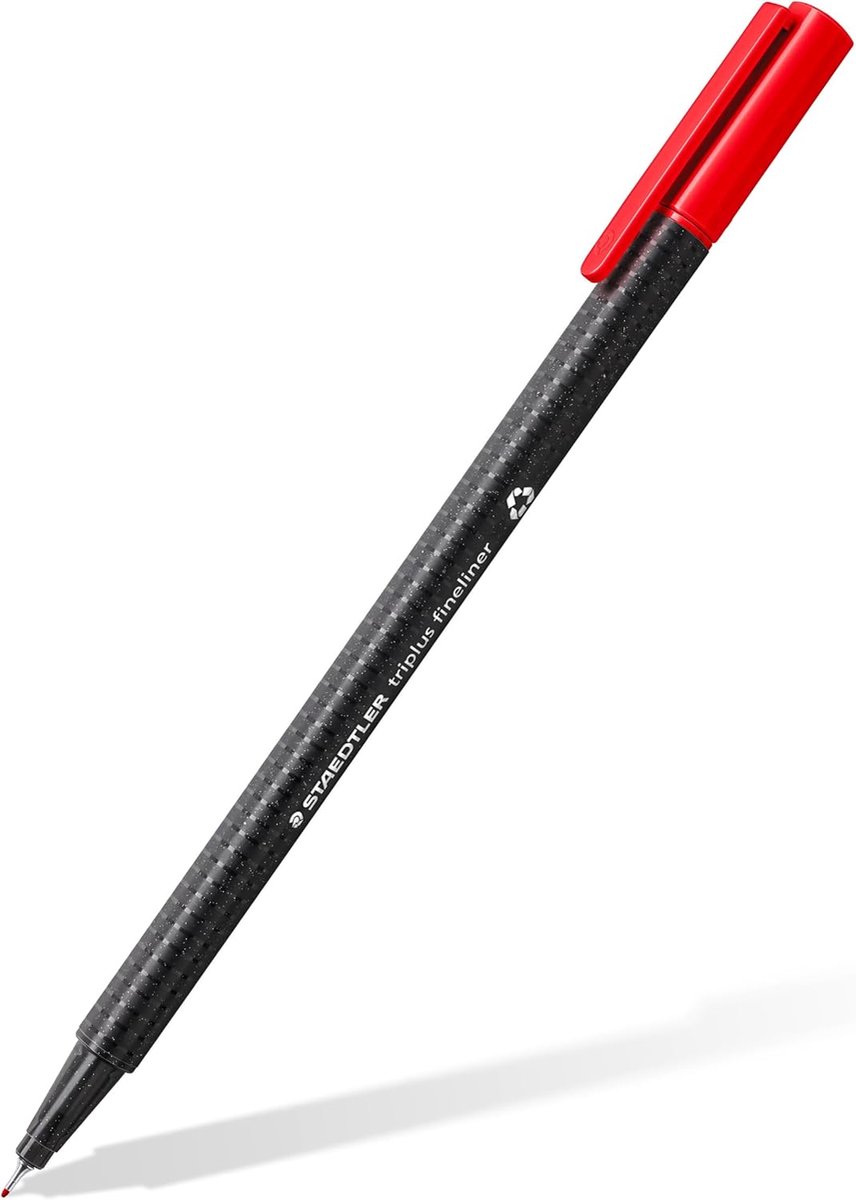 Thijox - Fineliner Set van 10 Stuks, Ergonomische Driehoekige Vorm, Superfijne Punt 0,3 mm, Kleur Lila, Perfect voor Schrijven en Schilderen op School
