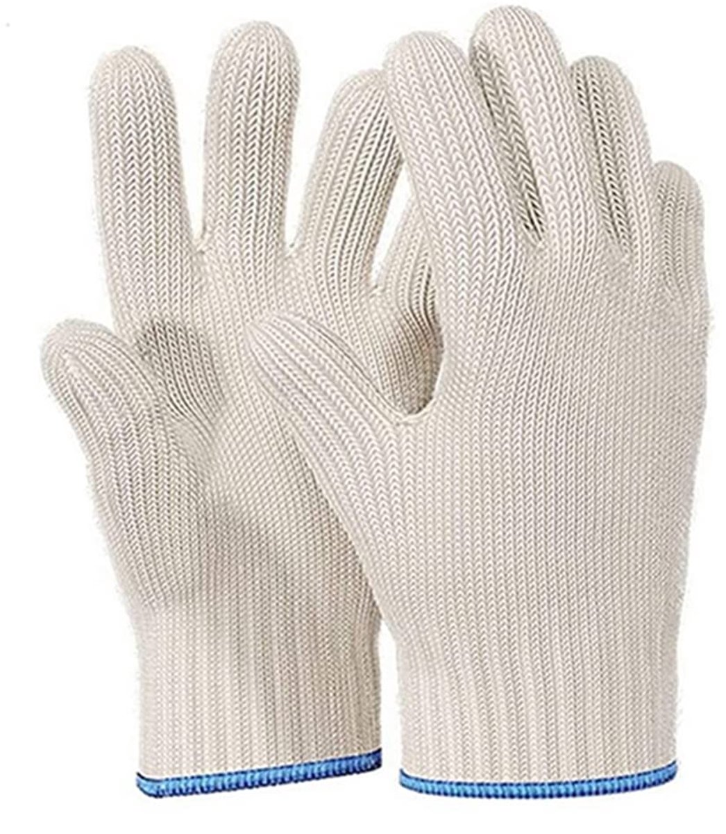 SnelShoppen - Hittebestendige Keukenhandschoenen voor Koken en Bakken, Hittebestendige Handschoenen voor Grillen en BBQ, Zwart, Maat L, Ideaal voor Bi
