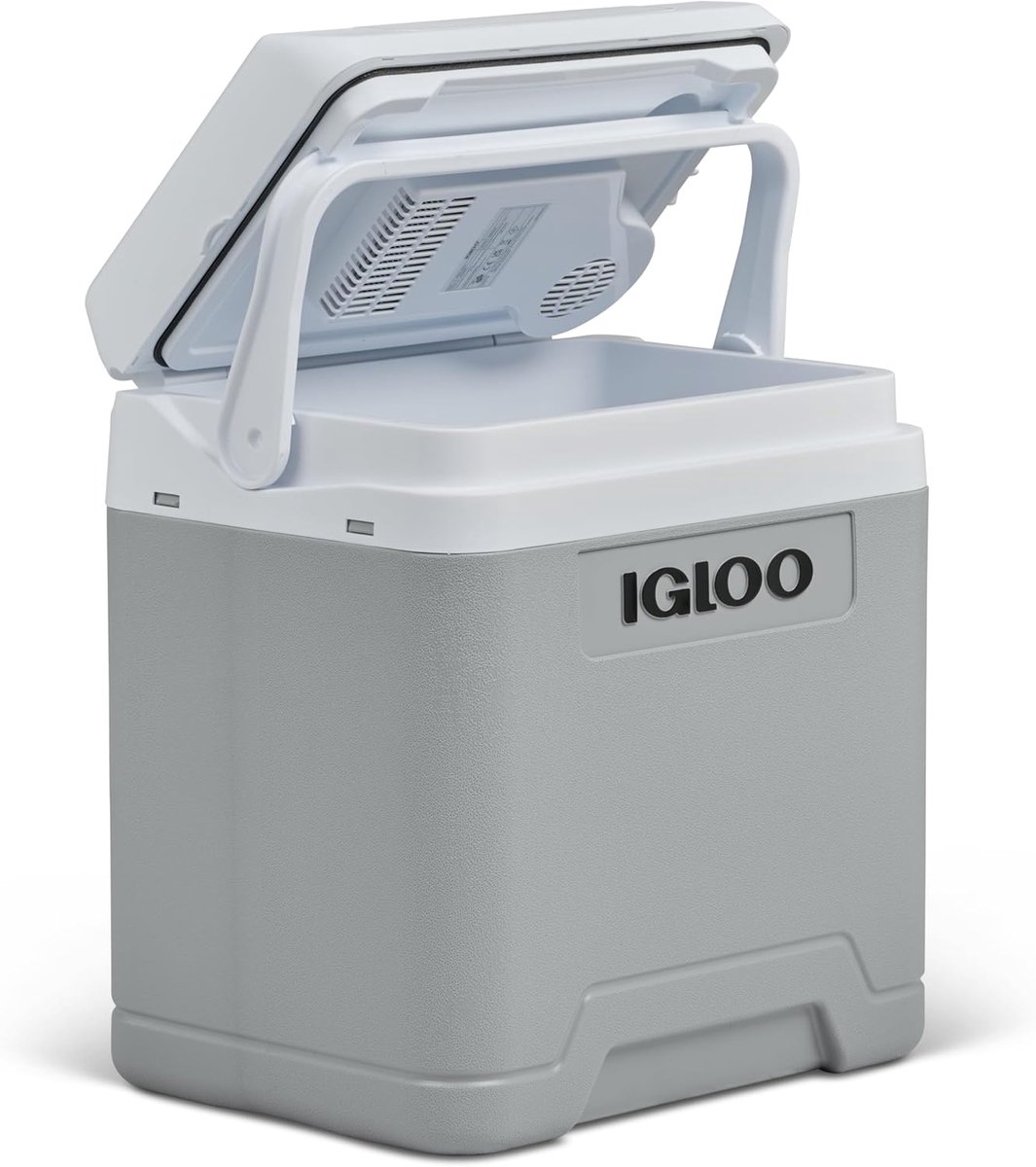 Thijox - IGLOO IE27 Elektrische Koelbox 27L, 12V/230V, Compact, Lichtgewicht, Draagbaar voor Auto, Camping, Boot, Festivals, Eco/Max-modus, Kabelvak