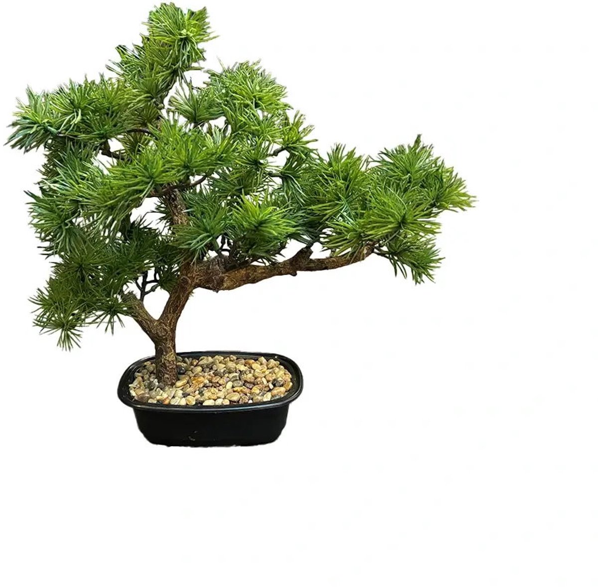 Buitengewoon Boet Kunstplant Bonsai Pine Tree - 33 cm groen