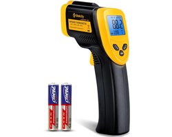 Thijox - Etekcity Infrarood Thermometer -50 tot +610 °C, Digitale IR-Pyrometer Contactloze Temperatuurmeter voor Koken, Pizzaoven, Vriezer, Industrie