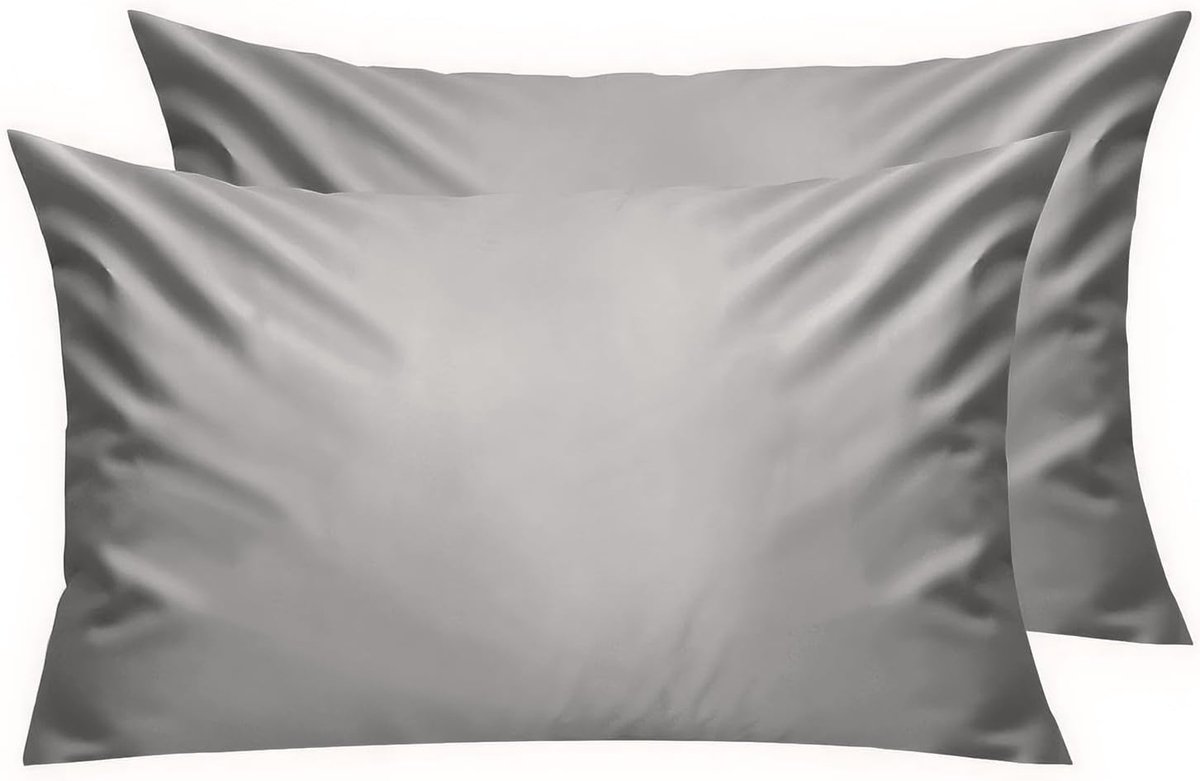 Kussenhoezen set van 2 - 50 x 70 cm - 100% katoen - ademend en zacht - SnelShoppen