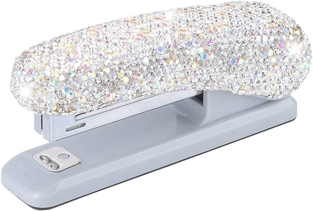 Handgemaakte Bling Dazzling Nietmachine voor Kantoor, School of Thuisgebruik - Glitterend Design en Kleurrijke Afwerking