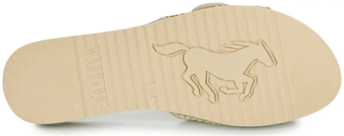 Mustang Dames Slipper Wit/multi | Maat: 39