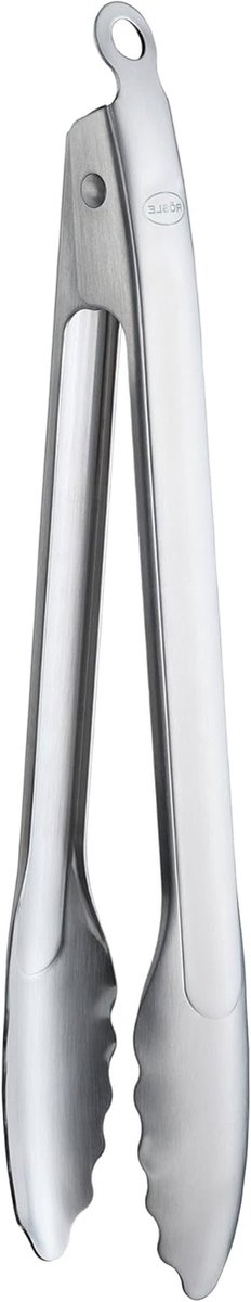 Barbecuetang - Grilltang Keukentang - Koken en Serveren - Gepatenteerd éénhands sluitsysteem - 30 cm - Zilver