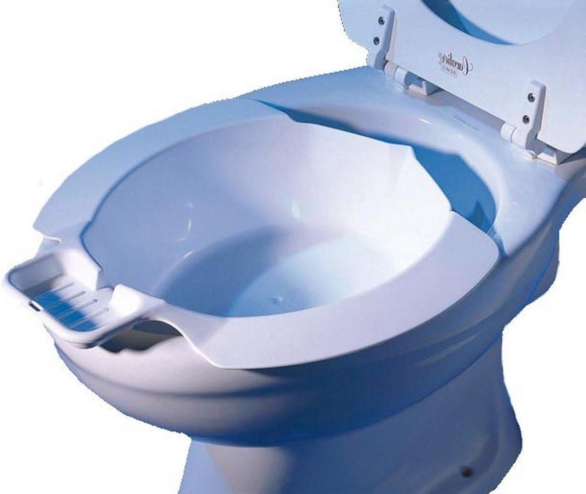 Bidet Kom - Toilet Verhoger - Persoonlijke Hygiëne - Universeel Pasvorm - 40 x 36 cm - Wit