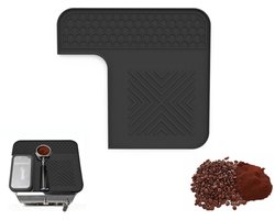 1 stuk - Deksel Mat voor koffiemachine - siliconen afvoermat - antislipmat - antislip kopjesmat - espressopersmat - koffieperspotmat voor Ninja Luxe Espresso ES601 en ES701 koffiemachines (zwart)