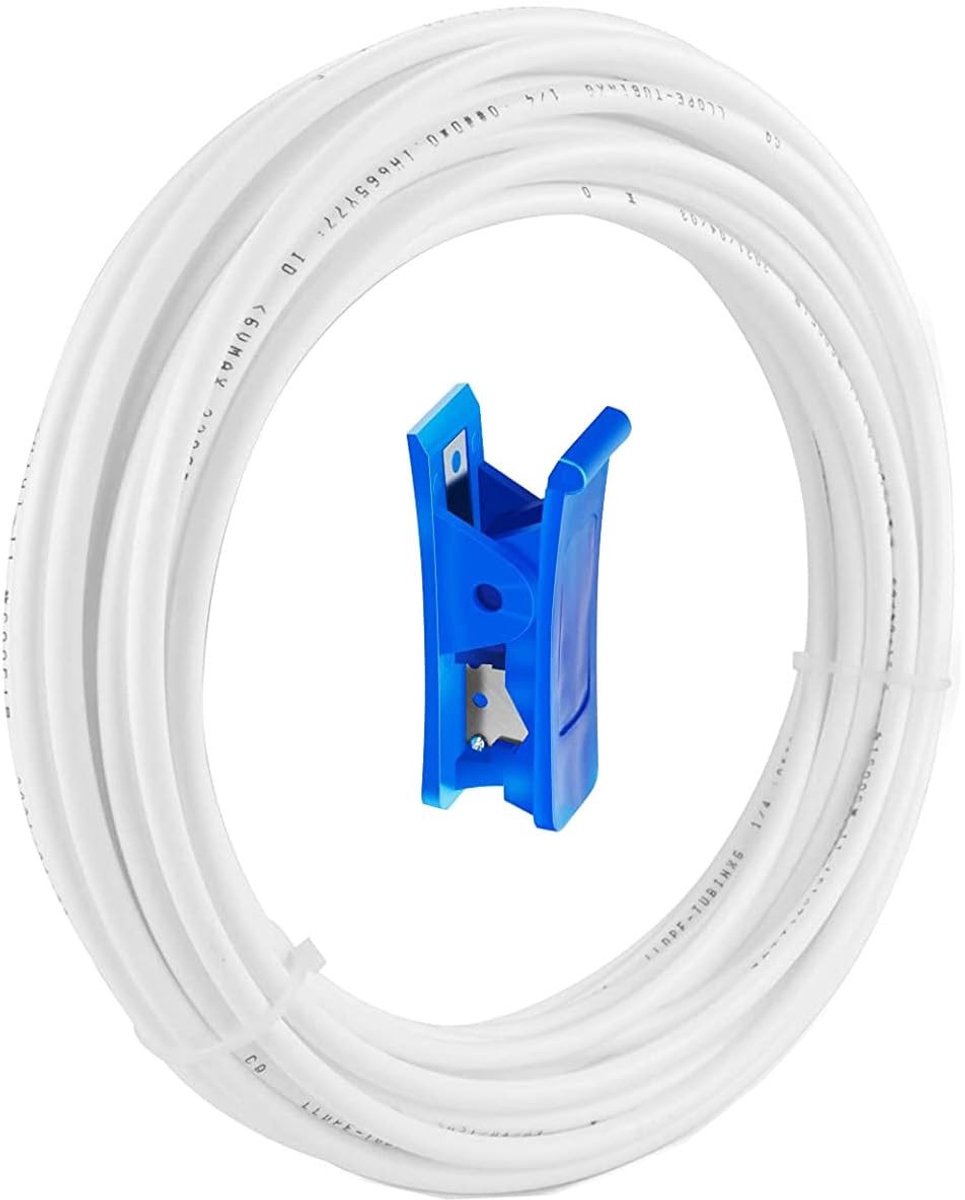 Dailygoods- Koelkastslang 10 Meter - Voedselveilige Slang - Waterfilter Slang - Osmose Slang - Lekvrij - Snelle Installatie met Slangsnijder - Waterslang