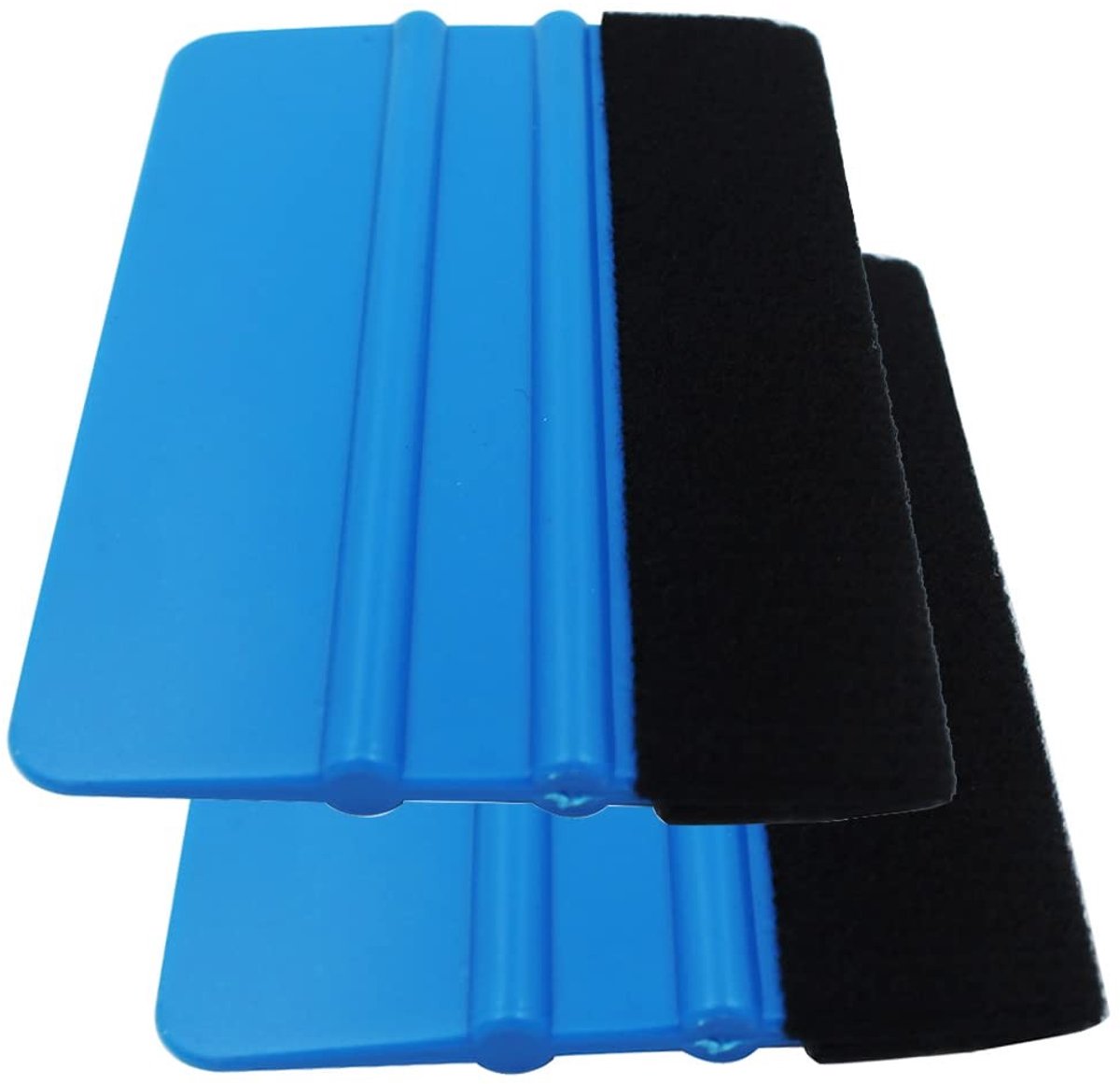 Dailygoods- Viltrandwisser Duurzaam - 2 Stuks - 10 cm - Microvezel/Rakel - Vezelrand Schraper - Professionele Kwaliteit