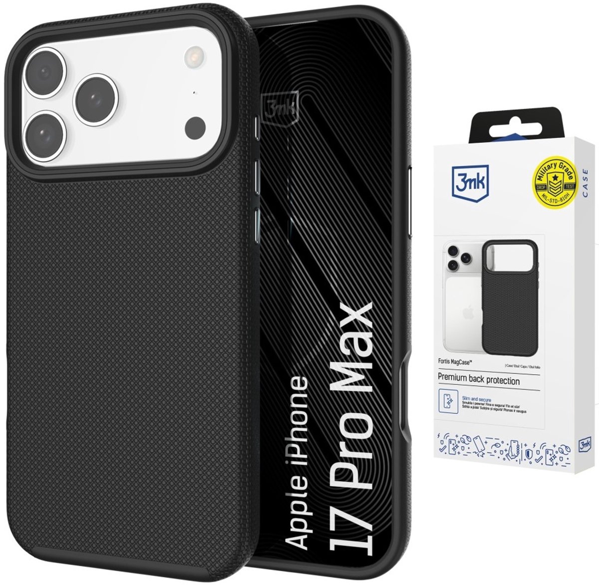 3MK Fortis MagCase Hoesje voor Apple iPhone 17 Pro Max