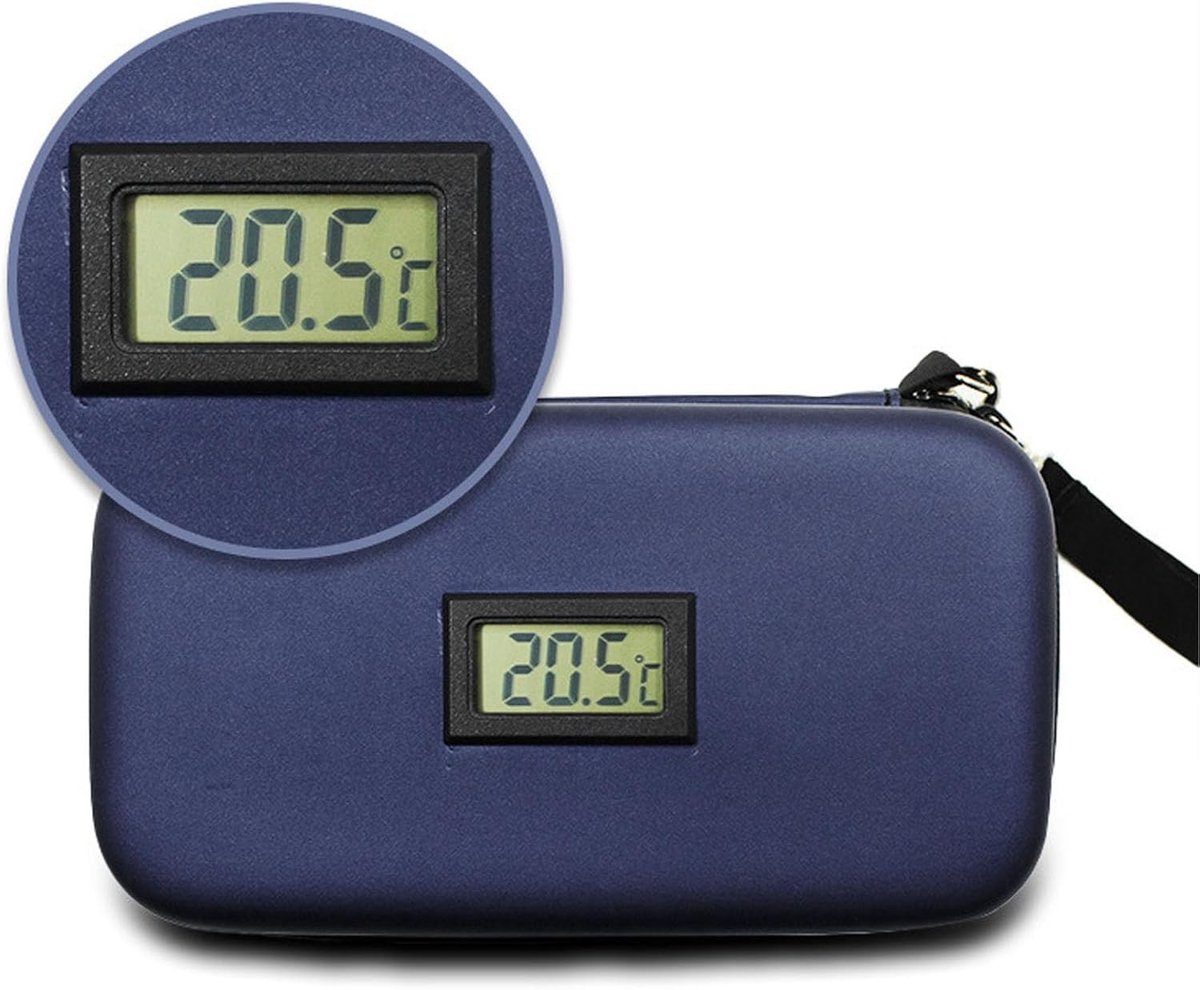 Reis koel tas voor insuline, draagbare koeltas met temperatuurweergave, ideaal voor diabetische benodigdheden en medicijnopslag