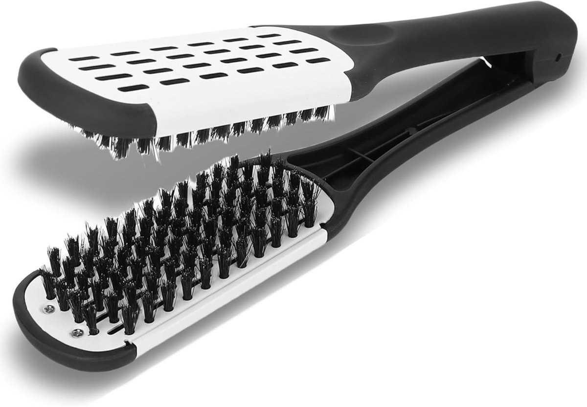 Professionele Haarstylingsborstel met Dubbelzijdig Ontwerp voor Efficiënt Steilen en Kammen van Haar, Ideaal voor Kappers en Thuisgebruik