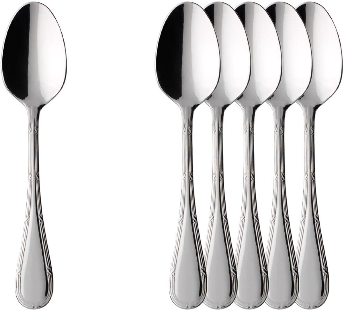 Espressolöffel Kreuzband Septfontaines 10,8 cm Set van 6