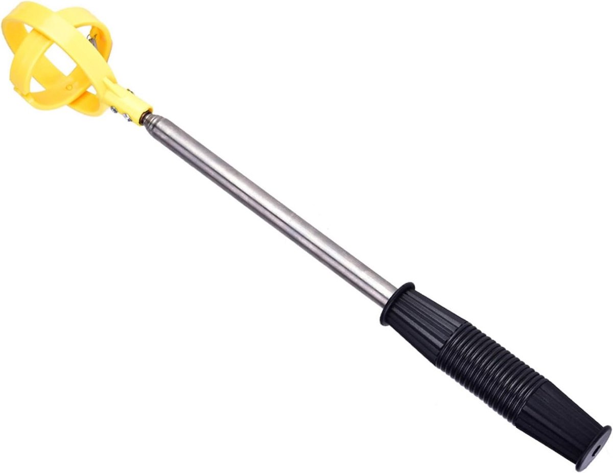 Telescopische Ball Retriever met Automatisch Vergrendelende Schep voor Golfballen, Roestvrijstalen Ophaler tot 6,6 Ft voor Water en Hekken, Ideaal voor Golfspelers en Buitenactiviteiten