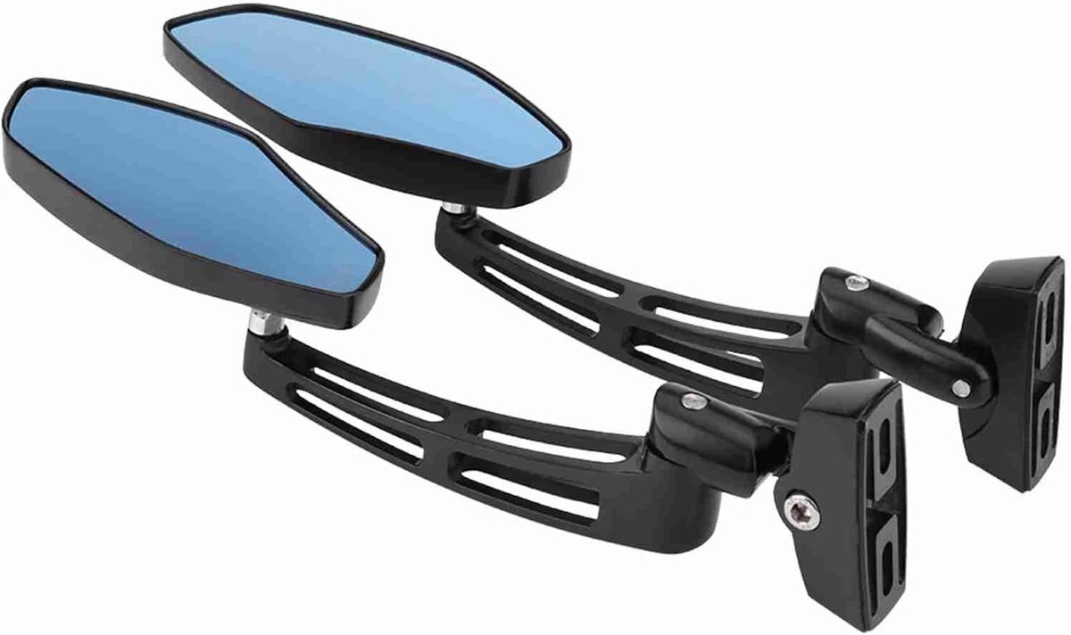 Motorfiets Achteruitkijkspiegels - Set van 2 - Universele Zijkijkspiegels voor CBR 250R, ZX6R en YZF R6 - Perfecte Accessoires voor Veiligheid en Stijl