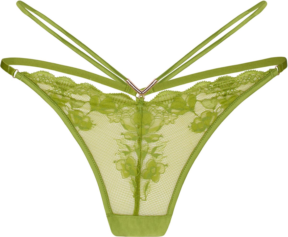 Hunkemöller Highleg Thong Zara Groen