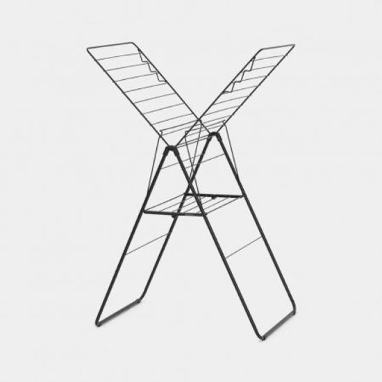 Brabantia HangOn Séchoir à linge - 20 mètres - Matt Black