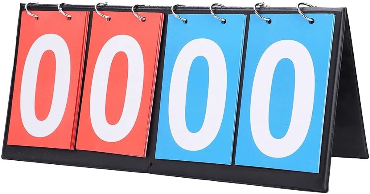 Waterdicht Scorebord voor Cornhole en Voetbal, Makkelijk Schoon te Maken, Ideaal voor Gymdocenten en Sportevenementen