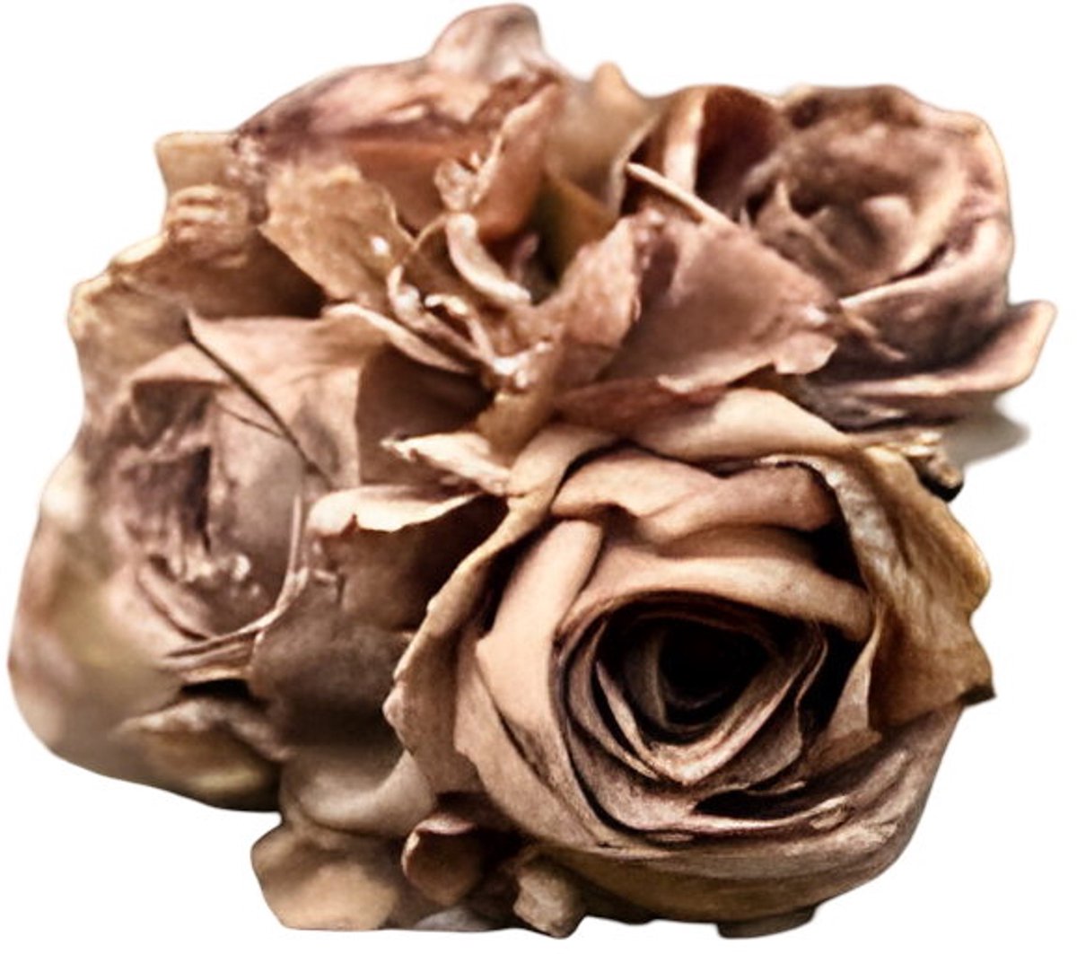 Buitengewoon Boet Boeket oudroze rozen en hortensia's Buitengewoon de Boet