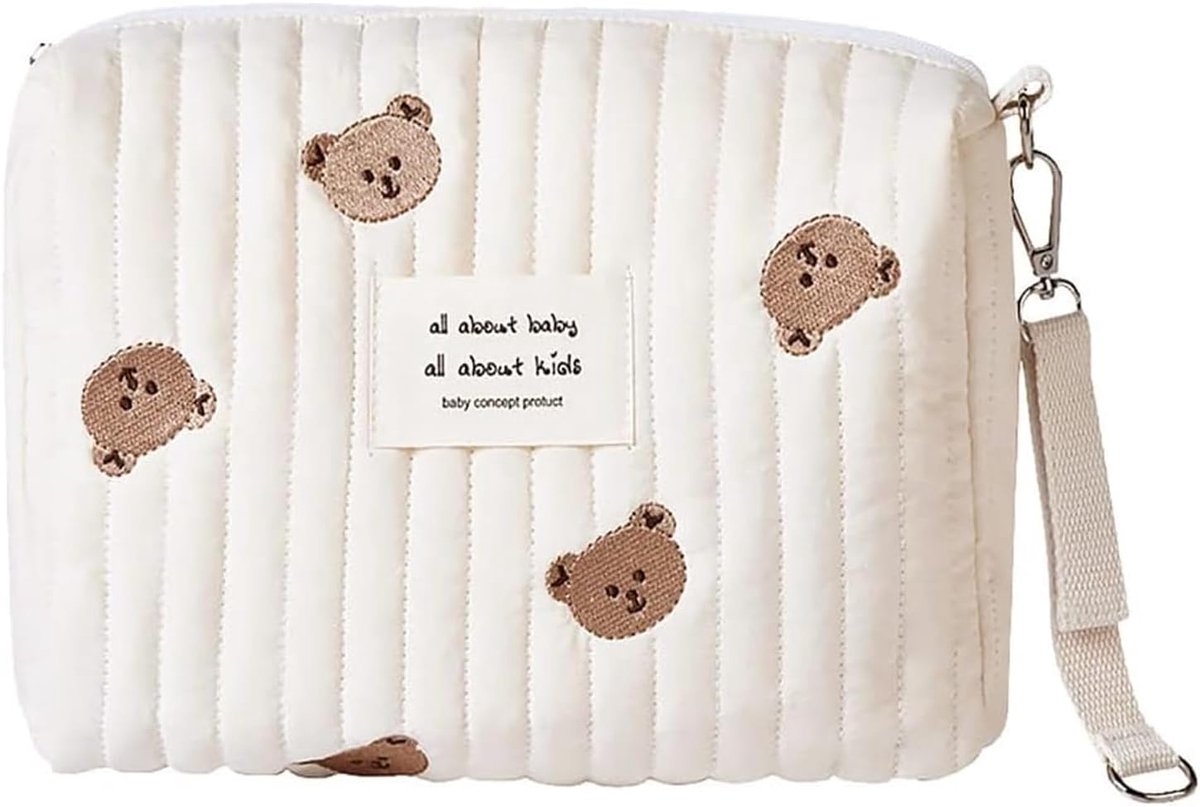 Thijox - Mamaa Tas voor Kinderwagen, Luierrugzak met Elegant Borduurwerk, Lichtgewicht Reistas en Universele Organizer voor Baby's en Ouders