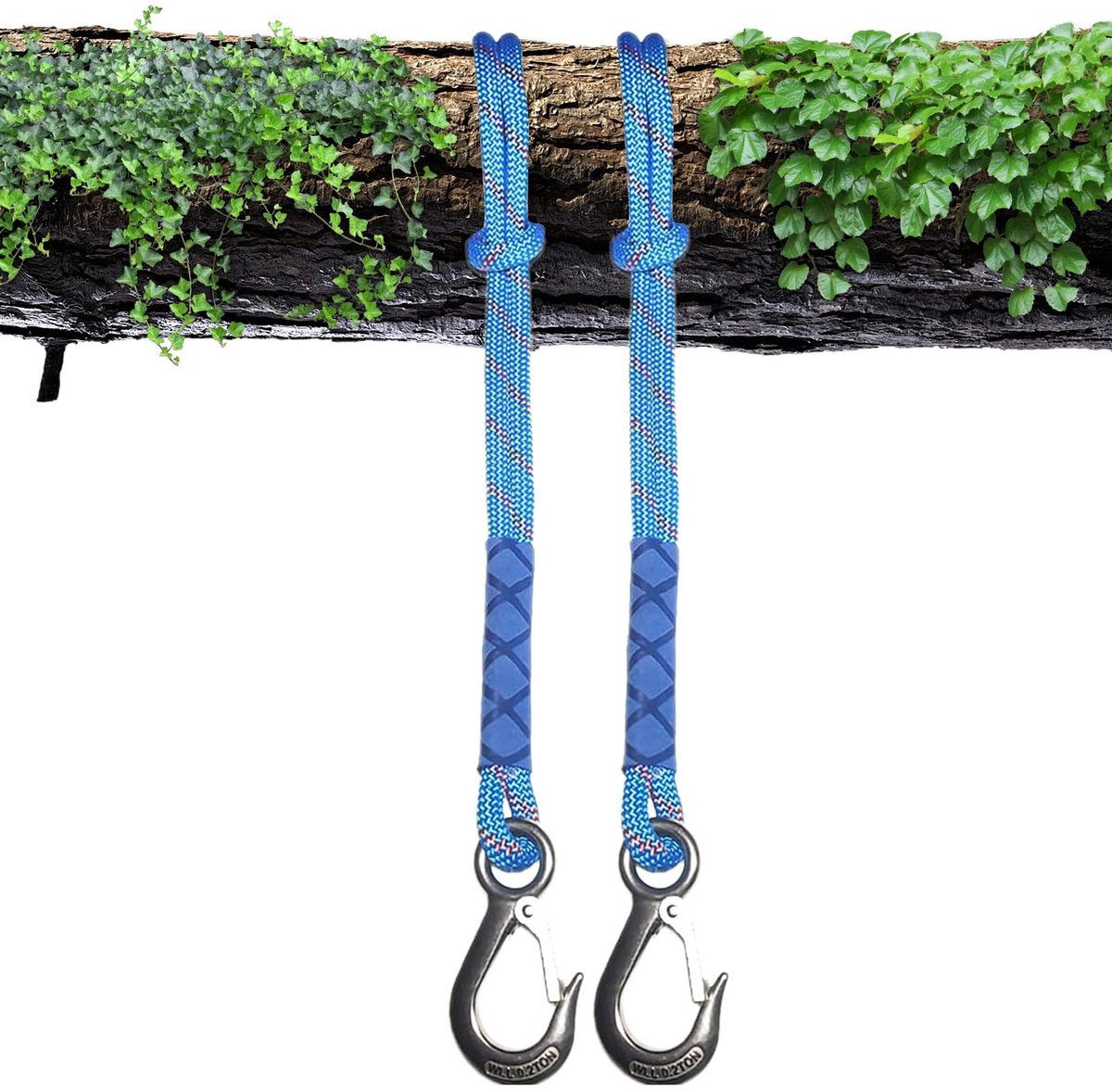 Dailygoods- Boombevestigingstouw 200kg - Ophangtouw/Hangmat - Schommelbevestiging - 10mm/12mm Diameter - Buiten/Binnen - Hoogwaardig Polyester