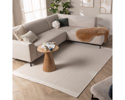 NATURL. Wollen vloerkleed - Bliss Creme - 80x150cm