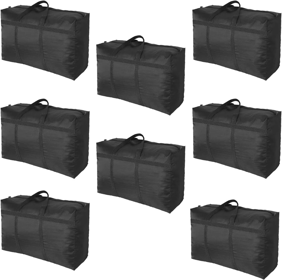 Pack of 8 150L Oxford 600D Large Storage Bag for Duvets, Blankets, Laundry - ShopVlot
