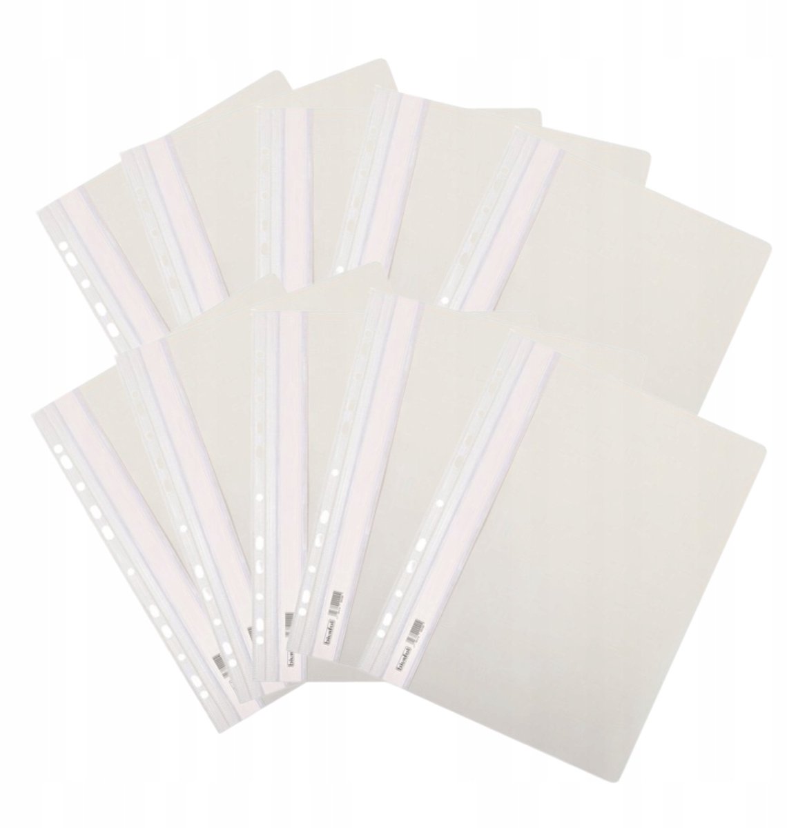 Biurfol A4 Wpinany Skoroszyt PVC - 10 stuks - Wit