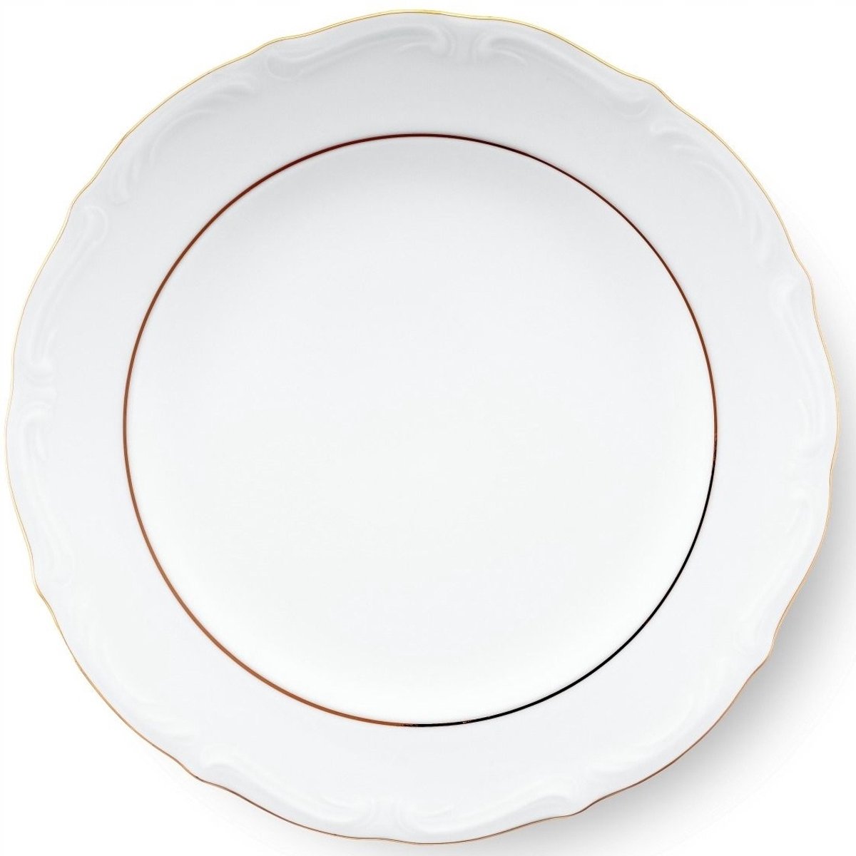Chodzież Maria Teresa Plat Talerz 17cm Gouden Rand Handgesigneerd